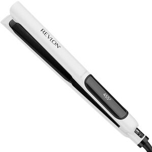 REVLON Crystal C + Ceramic Digital Hair Flat Iron Straightener 1 inch Like New